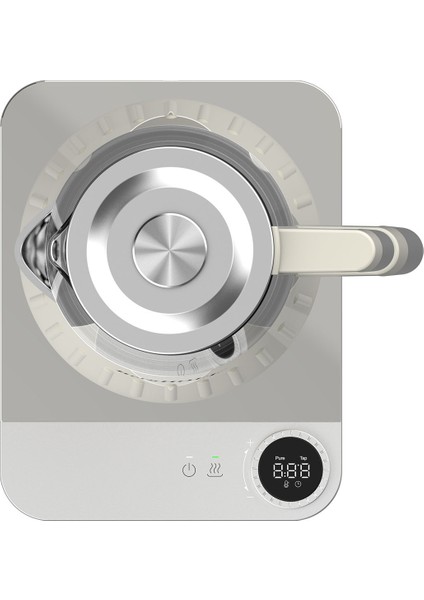 Gem 1.7 Litre Krem Gümüş Kulplu Çay Makinesi fırsatları