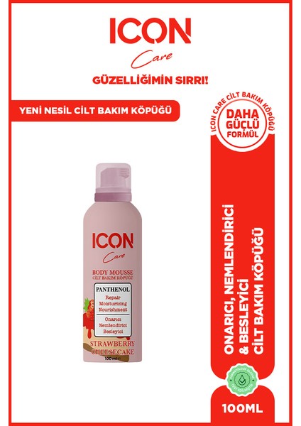 Cilt Bakım Köpüğü Strawberry & Cheesecake 100 Ml-