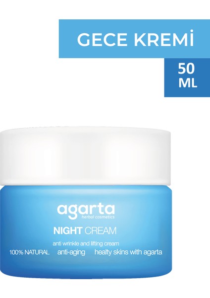 Doğal Yaşlandırma Karşıtı Anti Aging Gece Kremi 50 ml