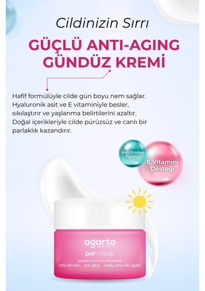 Doğal Yaşlandırma Karşıtı Anti Aging Gündüz Kremi 50 ml fiyatları