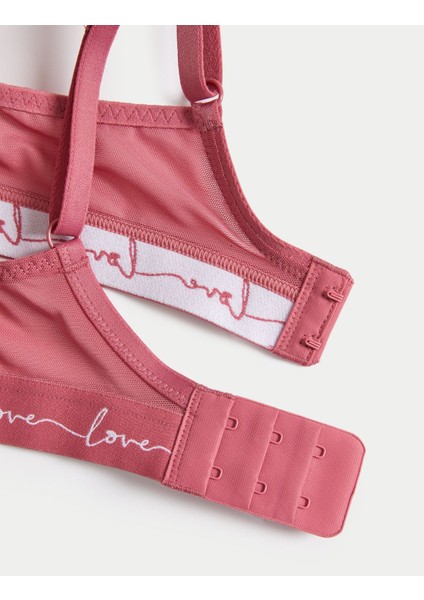 3'lü Dantel Detaylı Destekli Balcony Sütyen