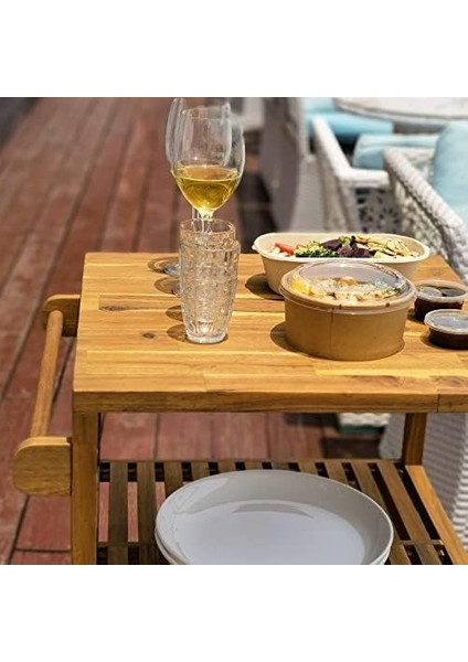 Masif Akasya,holger Mutfak Servis ARABASI,520X520X850 Mm,altın Tik fiyatları