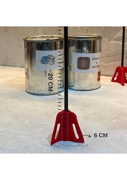 Matkap Karıştırıcı Uç – Epoxy Reçine Karıştırma Ucu,, Taş Tozu ve Alçı Için Mikser Ucu - Küçük Epoksi Için Yeniden Kullanılabilir Karıştırma Ucu - Şarzlı Matkap Mixer Ucu. 1-2 Litre modelleri