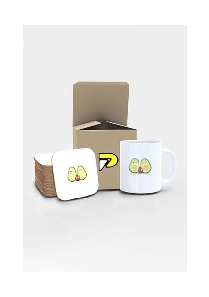 Aile Tasarımlı Baskılı Kupa Bardak Seti, Eğlenceli Özel Hediye Mug