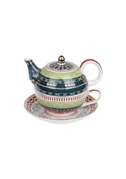 Art Lancelot Tek Kişilik Demlik & Fincan Seti