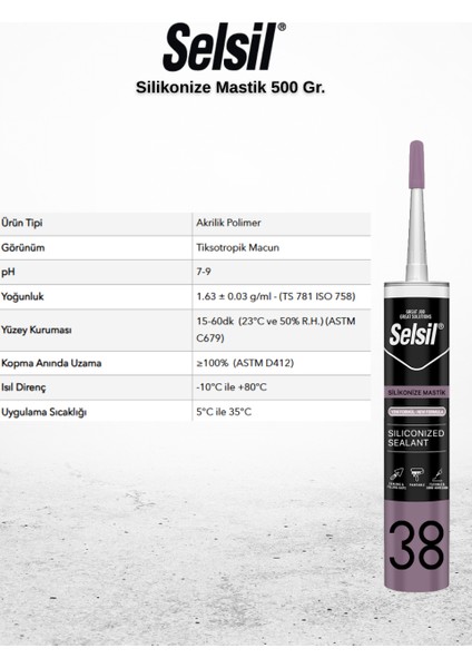 Silikonize Siyah Mastik 500 Gr. 10 Adet modelleri