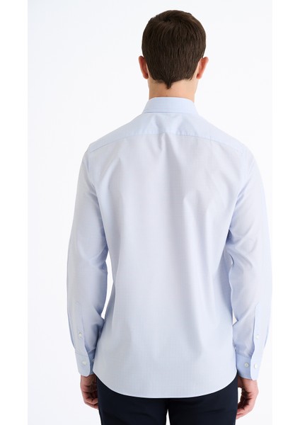 Erkek Mavi Cooper Fit Düğmeli Yaka Kazayağı Spor Gömlek fırsatları