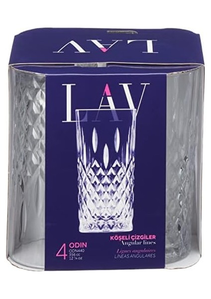 Lav Odin 4&apos;lü Meşrubat Bardağı 3lü Paket fiyatları