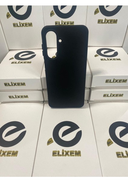 Samsung A56 5g Uyumlu Siyah Silikon Esnek Kamera Kısmı Açık Kılıf