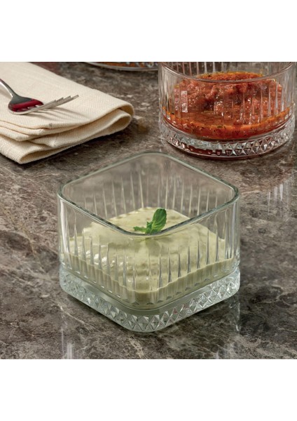 530138 Kare Çerezlik - Kase - Kahvaltılık - Sosluk 235CC - 4 Adet fiyatları