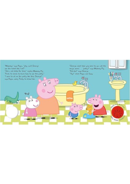 Peppa Pig: George's Potty : A Noisy Sound Book For Potty Training (Ciltli) fırsatları