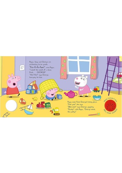 Peppa Pig: George's Potty : A Noisy Sound Book For Potty Training (Ciltli) indirimleri