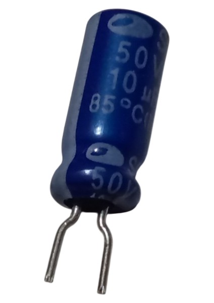 100 Adet 10UF 50V Elektrolitik Kondansatör 5X11MM - Kısa Bacaklı modelleri