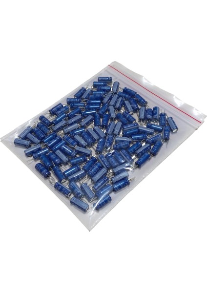 100 Adet 10UF 50V Elektrolitik Kondansatör 5X11MM - Kısa Bacaklı indirimleri