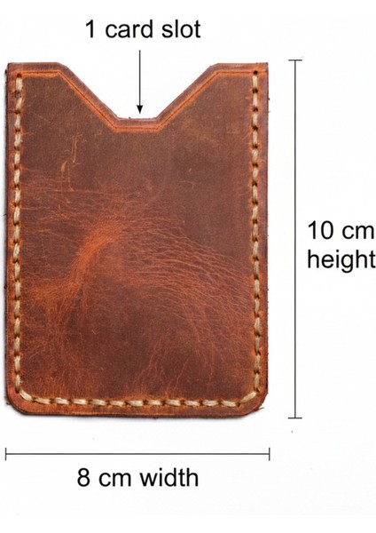 Classic Slim Deri Kartlık – Bitkisel Tabaklanmış Hakiki Deri Minimal Kartlık fiyatları