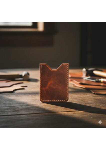 Classic Slim Deri Kartlık – Bitkisel Tabaklanmış Hakiki Deri Minimal Kartlık modelleri