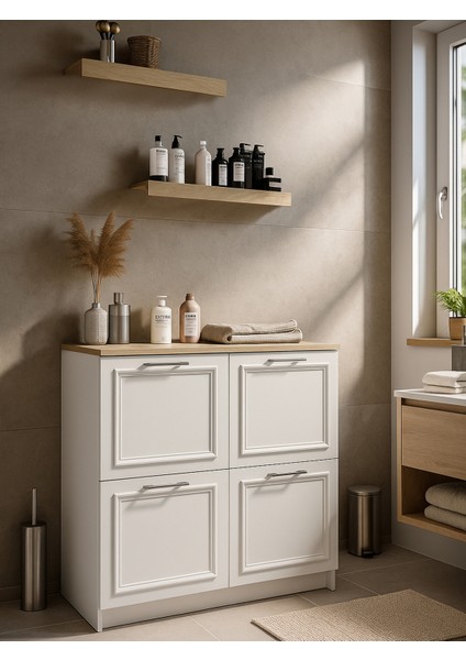 Nifida Çok Amaçlı Dolap Beyaz - Rota