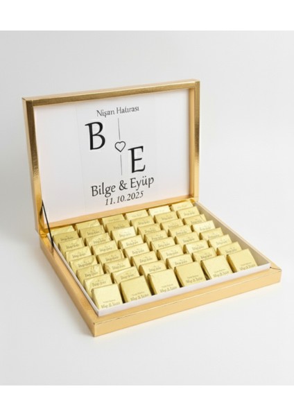 24 Adet | Premium Altın Kutuda Özel Madlen Çikolata | Tüm Özel Günler İçin Şık Hediye