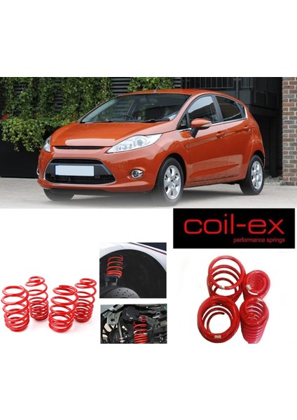 Ford Fiesta 2009-2017 Coil-Ex 3.5cm Spor Yay