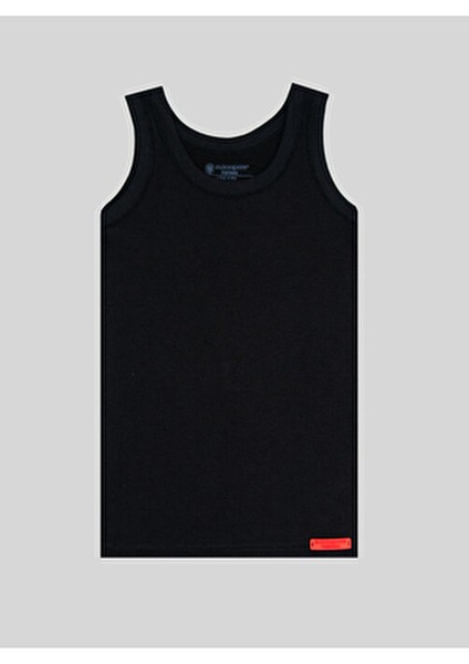 Unisex Çocuk Termal Kalın Askı Atlet 2. Seviye Sıyah 9264 Kız Çocuk İçin