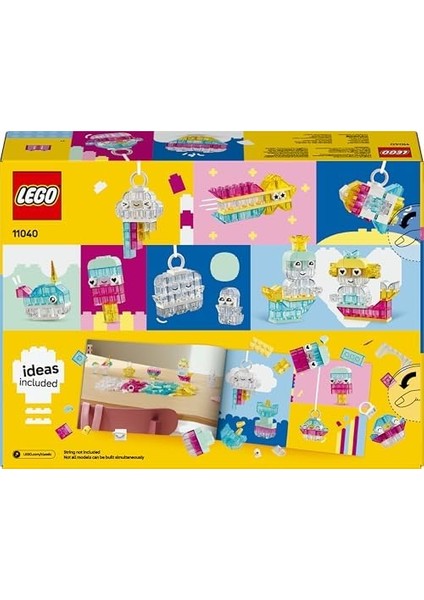 Sihirli Saydam Kutu 11040 – 5 Yaş ve Üzeri Çocuklar Için Mini Figürler Içeren Renkli Parçalar ve Askı Parçaları Yapım Seti (340 Parça)