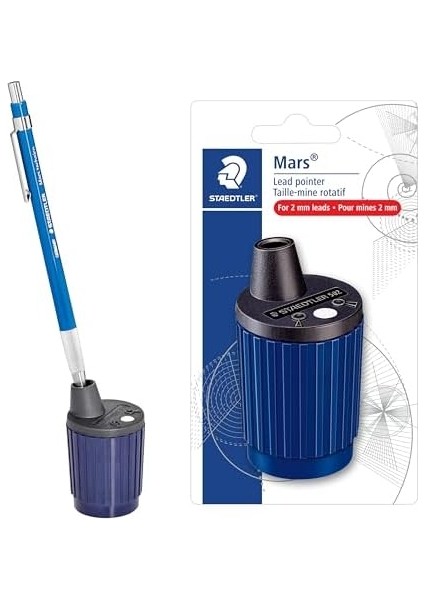 502 Bk A6 Mars Döner Mekanizmalı Uç Açma Aparatı ve Kutusu, 2 mm Uçlar Için, 502BKA6