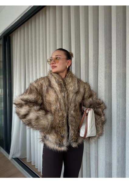 Kadın Kürk Mont Kahverengi fiyatları