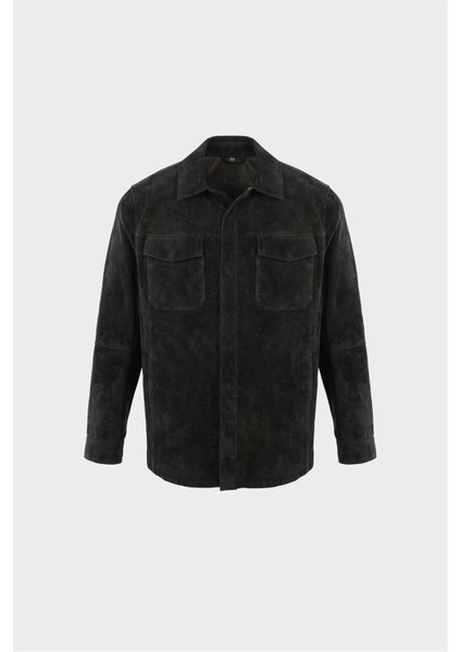 Siyah Deri Erkek Ceket