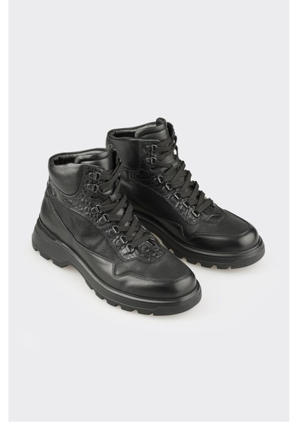 Siyah Deri Erkek Spor Bot fiyatları