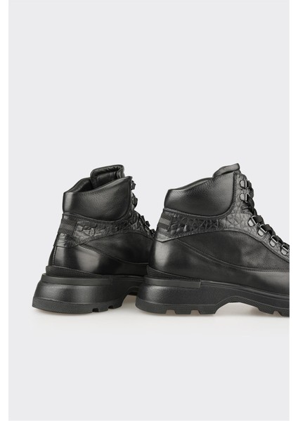 Siyah Deri Erkek Spor Bot fırsatları