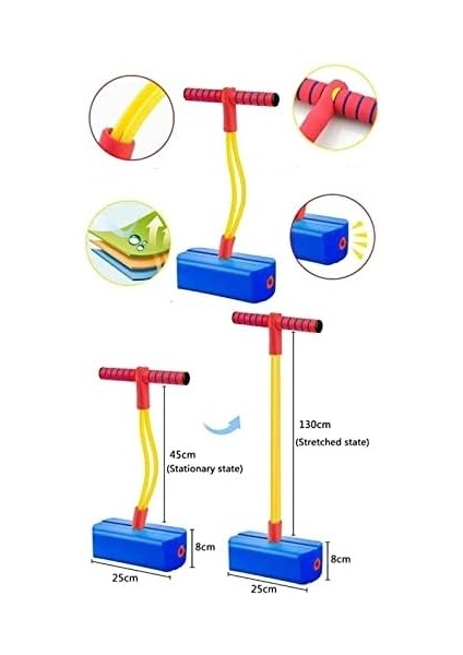 Çocuklar Için Boy Uzatıcı Eğitici, Fiziksel ve Zihinsel Geliştirici Spor Oyun Aleti - Zıplama Oyuncağı CKS-193 modelleri
