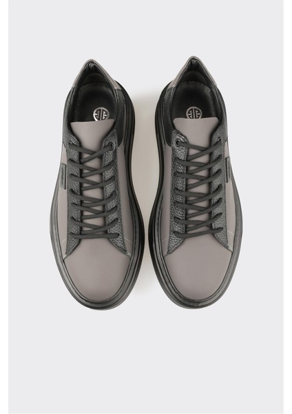 Gri Deri Erkek Spor Ayakkabı fırsatları