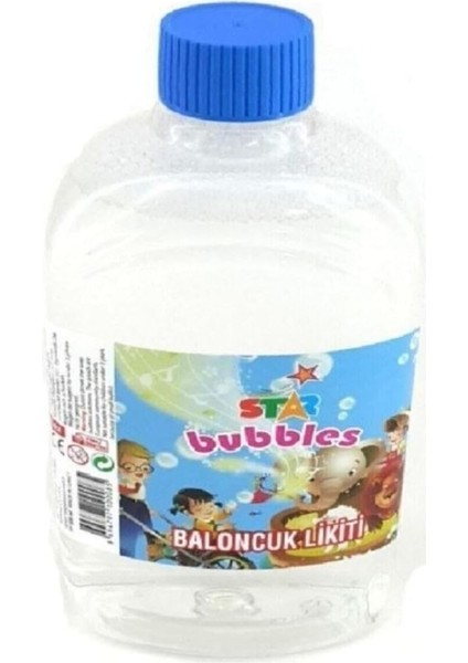 Star Bubbles Kaliteli Baloncuk Sıvısı Köpük Tabancası Baloncuk Likiti 500 ml
