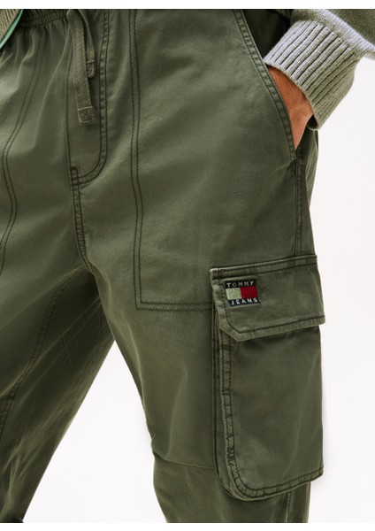 Normal Paça Haki Erkek Kargo Pantolon DM0DM22000MRH Tjm Otıs H-Bone Cargo modelleri