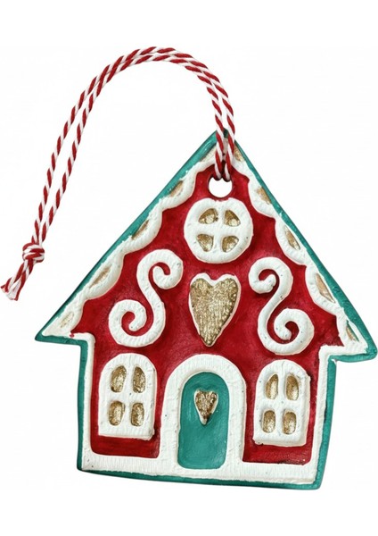 Handmade Yılbaşı Ağacı Süsü – Huzurlu Mini Ev Figürü – Yeni Yıl Dekoru modelleri