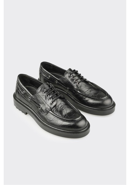 Siyah Deri Erkek Günlük Ayakkabı fiyatları