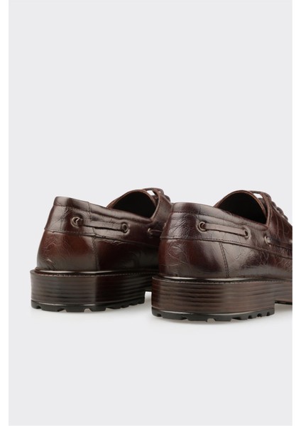 Kahve Deri Erkek Günlük Ayakkabı indirimleri