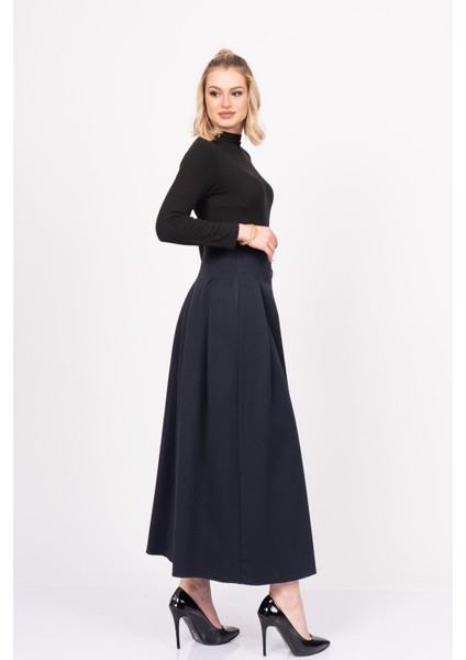Elegancebelt Slit Skirt – Premium Pileli & Yırtmaçlı Etek 6829 fiyatları