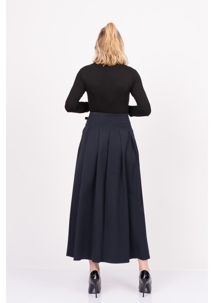 Elegancebelt Slit Skirt – Premium Pileli & Yırtmaçlı Etek 6829 fırsatları