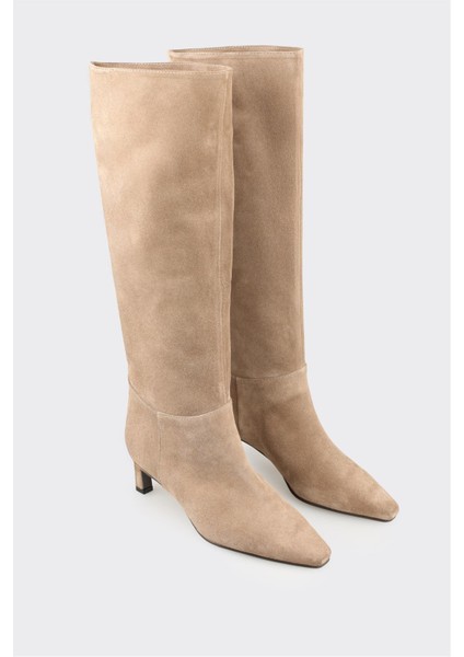 Vizon Deri Kadın Çizme fiyatları