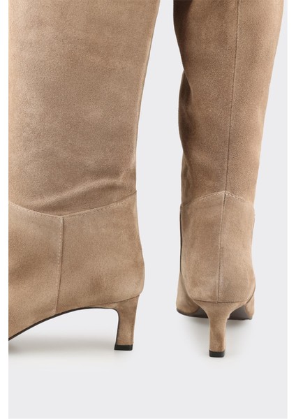 Vizon Deri Kadın Çizme fırsatları