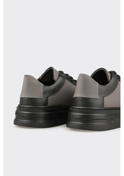 Gri Deri Erkek Spor Ayakkabı indirimleri