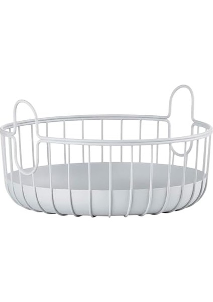 Inu Masa Üstü Tel Sepet Yumuşak Gri 22 x 8 cm fiyatları