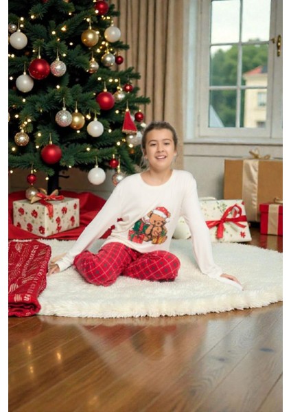 Anne–kız Yılbaşı Pijama Takımı (Kız Çocuk Pijama) fiyatları