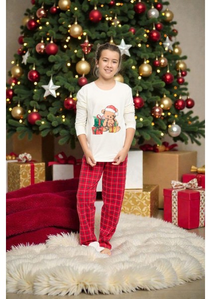Anne–kız Yılbaşı Pijama Takımı (Kız Çocuk Pijama) fırsatları