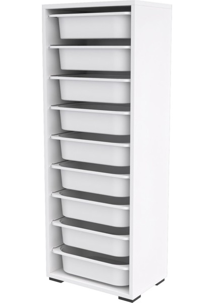 Zola 9 Sepetli Çok Amaçlı Ofis Dolabı Beyaz fırsatları