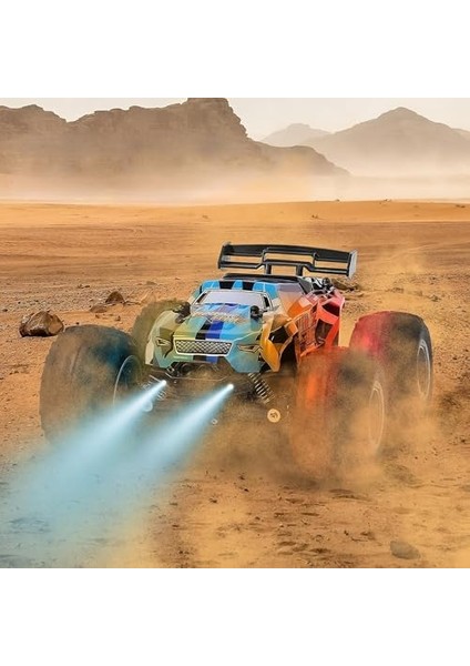 Oyuncak 2.4 Ghz Uzaktan Kumandalı Şarjlı LED Işıklı Atan 15 Km Hız Yapan Off Road Araba 45 Dk Sürüş Süresi 1200 Mah Batarya (Mavi) fiyatları