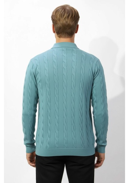 Saç Örgü Triko Kazak Su Yeşili fırsatları