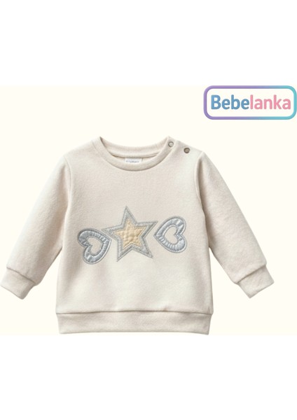 Kız Bebek %100 Pamuk Kadife Pantolonlu Pelüş Yelek Triko Sweat 3'lü Şık Takım 568568 modelleri