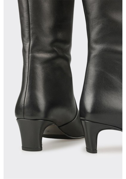 Siyah Deri Kadın Çizme fırsatları